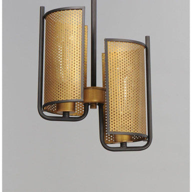 Maxim Lighting 31219OIAB Caspian 2 Light Pendant - top angle view of shades