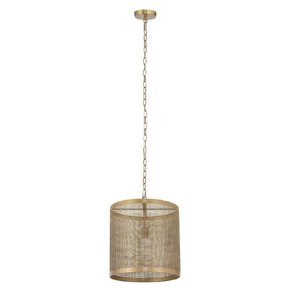 Maxim Lighting 31222GLD Hatcher Gold Pendant with Extended Chain
