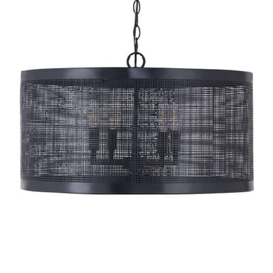 Maxim Lighting 31224GLD Hatcher 4 Light 24 inch Gold Pendant Ceiling Light - Angle View