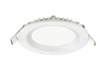 Eurofase Lighting 31243-02 4" Round Baffle Recessed LED, Lumens 580 lm, 120V, Color Temperature 3500K, 9W, White