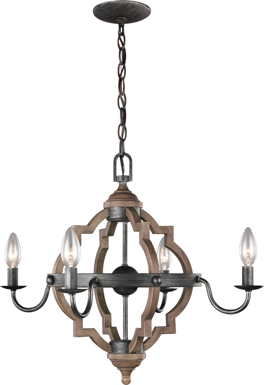 Generation Lighting 3124904-846 Socorro 4 light chandelier ceiling light