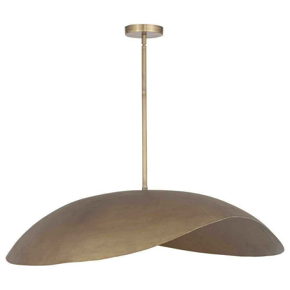 Maxim Lighting 31263NG Denarii 4 Light 37 Inch Natural Gold Pendant Ceiling Light - Front View