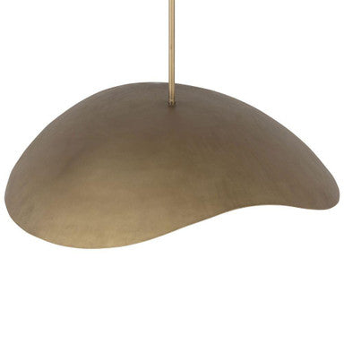 Maxim Lighting 31263NG Denarii Natural Gold Pendant Ceiling Light - Close-Up Top Shade Detail