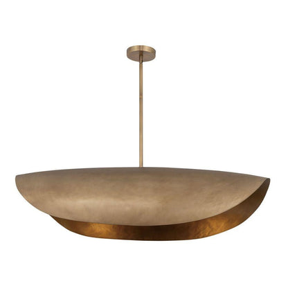 Maxim Lighting 31268NG Denarii 2 Light 43 Inch Natural Gold Pendant Ceiling Light - Front View