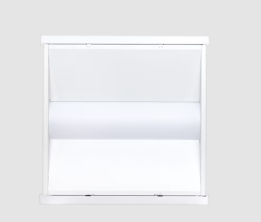 Eiko VOL22R/PS39/840/UD-LFO-EM8 2x2 Volumetric Retrofit LeiF PIR Occupancy and 8W Emergency Battery, Selectable Wattage 39/32/24/19W, Color Temperature 4000K, Voltage 120-277V, 0-10V Dimming