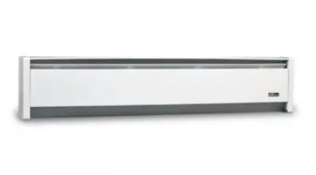 Cadet 13465 71" SoftHeat Hydronic Baseboard Heater, Wattage 1250W, Voltage 208V, Dual Junction, White