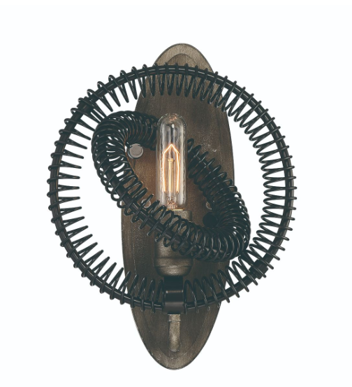 Eurofase Lighting 31385-015 Orbita 14 Inch. Flush Mount Sconce Bronze Finish