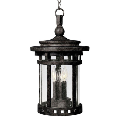 Maxim Lighting 3138CDSE Santa Barbara DC 3 Light Sienna Outdoor Pendant