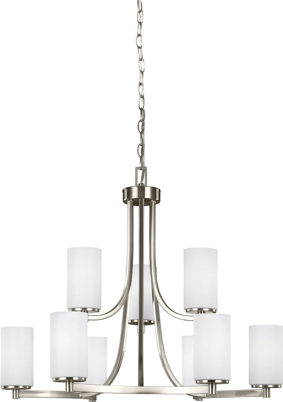 Generation Lighting 3139109-962 Hettinger 9 Light Chandelier Ceiling Light