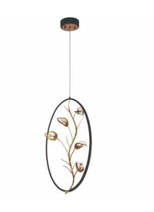 Eurofase Lighting 31406-017 Peralta 10" LED Ceiling Pendant Light , Bronze Finish