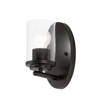 Maxim Lighting 10211CLSBR Corona 1 Light 8.25 inch Satin Brass Bath Vanity Wall Light - product view