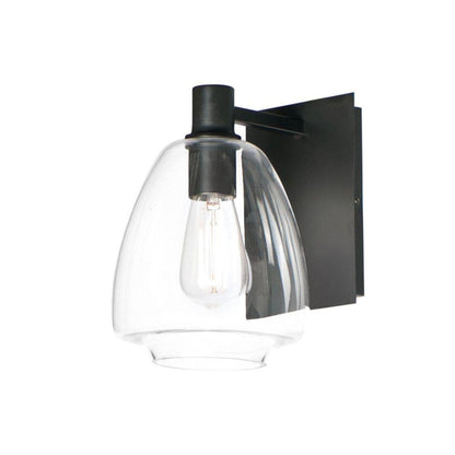 Maxim Lighting 11111CLBK Babylon 1 Light 10.25 inch Black Wall Sconce