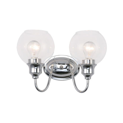 Maxim Lighting 1112CLPC Ballord 2 Light 14 inch Polished Chrome Bath Vanity Wall Light - Front View