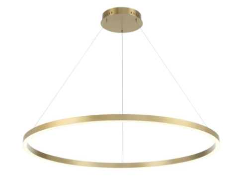 Eurofase Lighting 31472-031 Spunto LED 47.25 inch Gold Pendant Ceiling Light Gold Finish