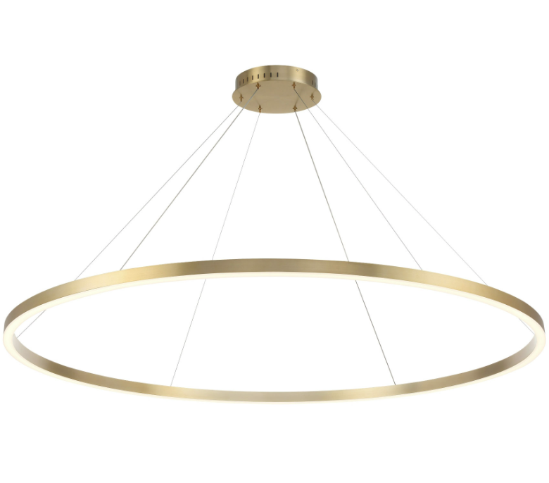 Eurofase Lighting 31473-032 Spunto LED 60.75 inch Gold Pendant Ceiling Light Gold Finish