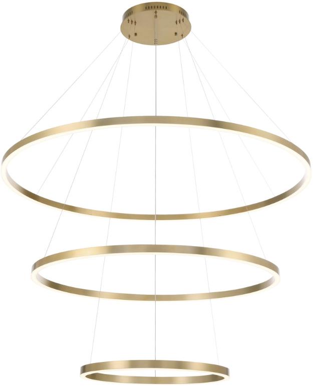 Eurofase Lighting 31474-038 Spunto LED 60.75 inch Gold Pendant Ceiling Light Gold Finish