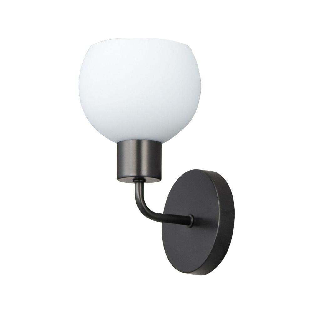 Maxim Lighting 11271SWBZSBR Coraline 1 Light Wall Sconce in Bronze Satin Brass