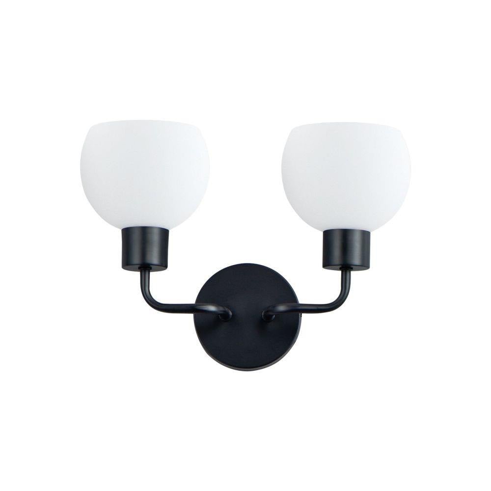 Maxim Lighting 11272SWSN Coraline 2 Light Satin Nickel Wall Sconce - Front View