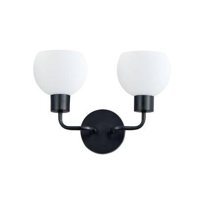 Maxim Lighting 11272SWSN Coraline 2 Light Satin Nickel Wall Sconce - Front View