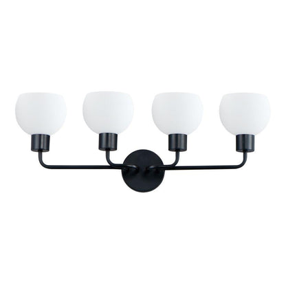 Maxim Lighting 11274SWBZSBR Coraline 4 Light 29.5 inch Bath Vanity Wall Light - Front View