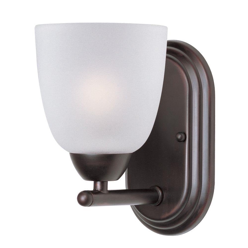 Maxim Lighting 11311FTSN Axis 1 Light 8 inch Oil Rubbed Bronze Wall Sconce