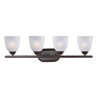 Maxim Lighting 11314FTPC Axis 4 Light 28.5 Inch Polished Chrome Bath Vanity Wall Light