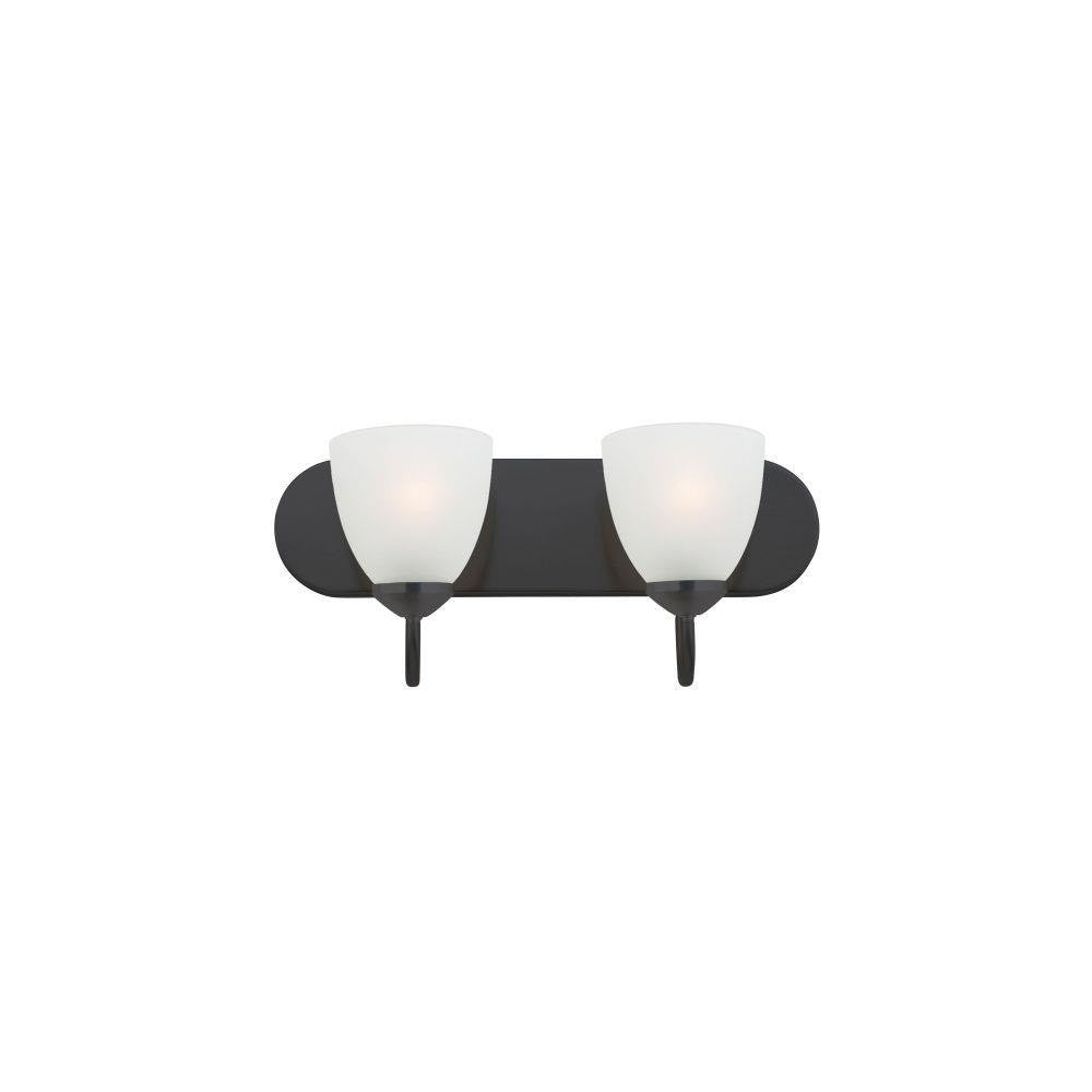 Maxim Lighting 11382FTBK Axis 2 Light 18 inch Black Bath Vanity Wall Light