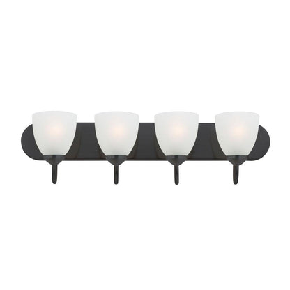 Maxim Lighting 11384FTPC Axis 4 Light 30 Inch Polished Chrome Bath Vanity Wall Light