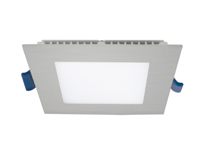 Eurofase Lighting 31488-037 4" Ultra Slim Square Recessed Light, 120V, Lumens 700 lm, Color Temperature 3000K, Brushed Nickel Finish