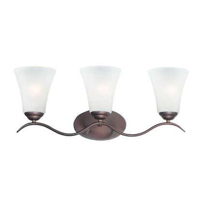 Maxim Lighting 12083FTOI Vital 3 Light 23.5 Inch Oil Rubbed Bronze Bath Vanity Wall Light