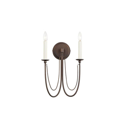 Maxim Lighting 12161CHB Plumette 2 Light 16 Inch Chestnut Bronze Wall Sconce - Product Image
