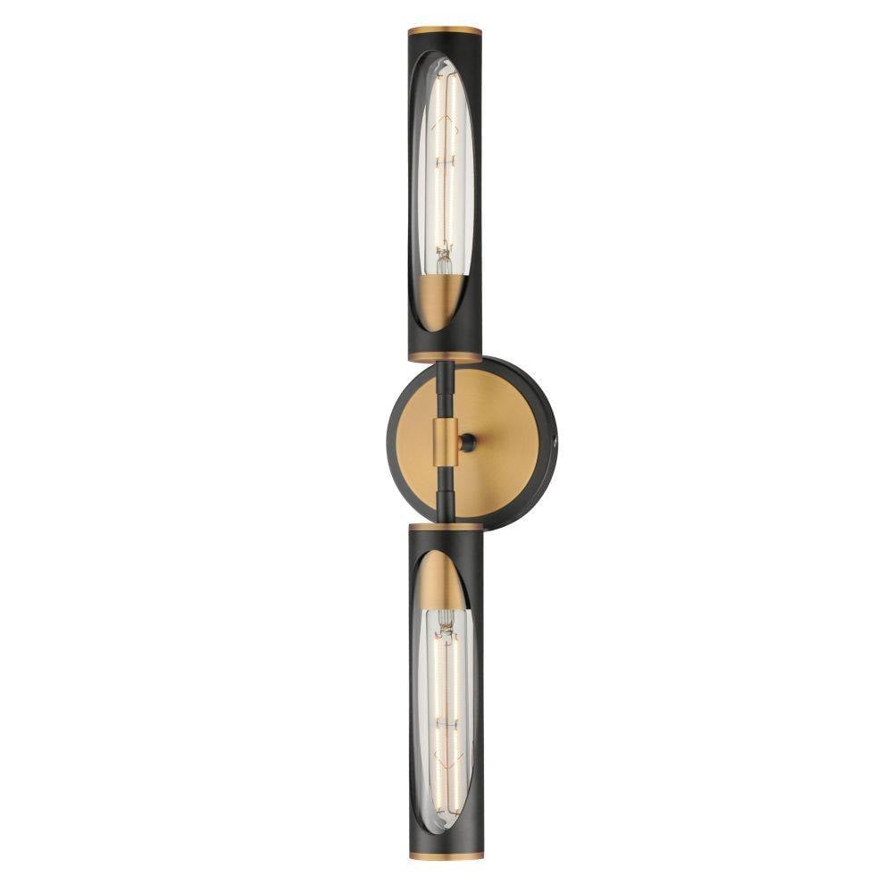 Maxim Lighting 16172CLLFGNAB Regent 2 Light 24 inch Bath Vanity Wall Light - front view on white background