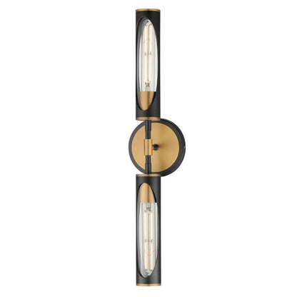 Maxim Lighting 16172CLLFGNAB Regent 2 Light 24 inch Bath Vanity Wall Light - front view on white background