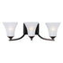 Maxim Lighting 20100FTSN Aurora 3 Light Satin Nickel Bath Vanity Wall Light - Oil Rubbed Bronze product view