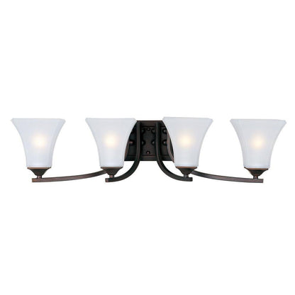 Maxim Lighting 20101FTOI Aurora 4 Light 29.5 inch Oil Rubbed Bronze Bath Vanity Wall Light