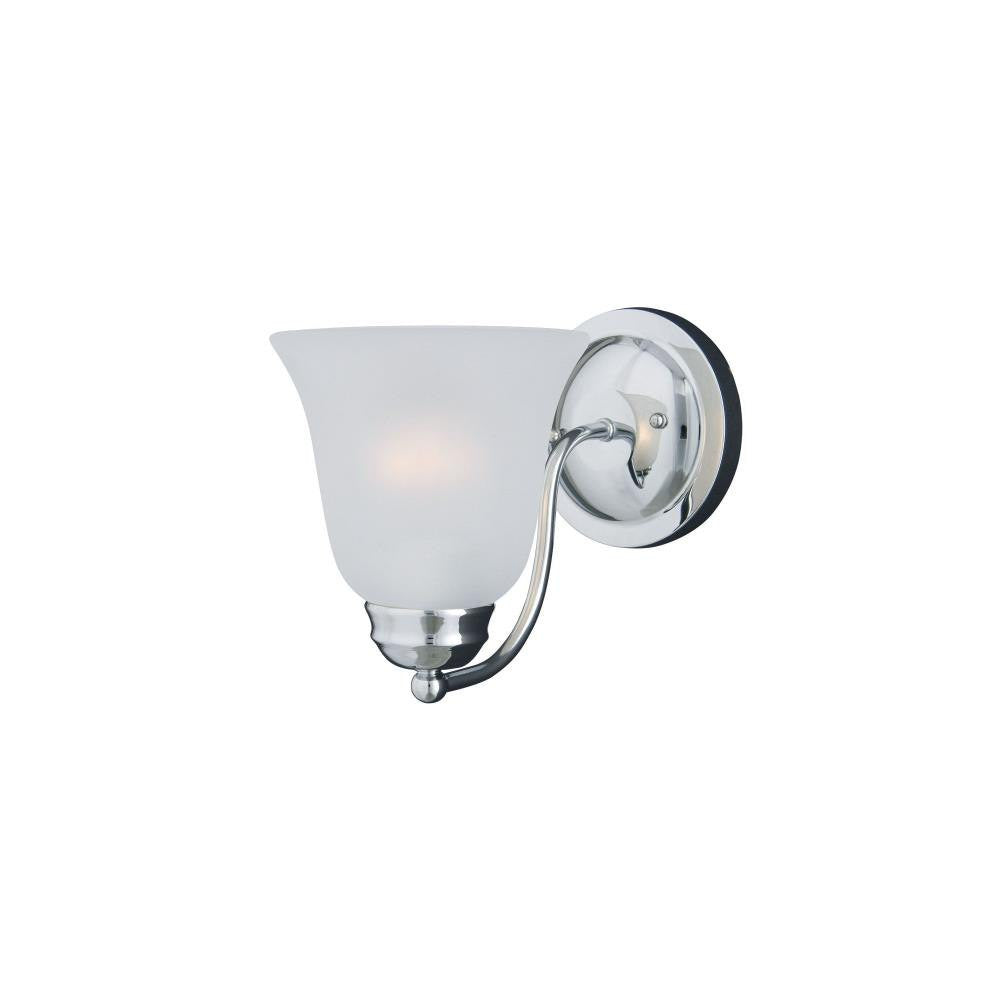 Maxim Lighting 2120FTSN Basix 1 Light 6 inch Satin Nickel Wall Sconce
