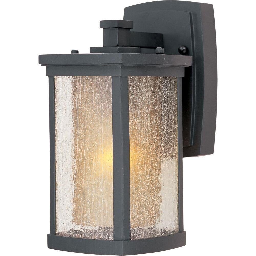 Maxim Lighting 3152CDWSBZ Bungalow 1 Light 11 inch Bronze Outdoor Wall Lantern