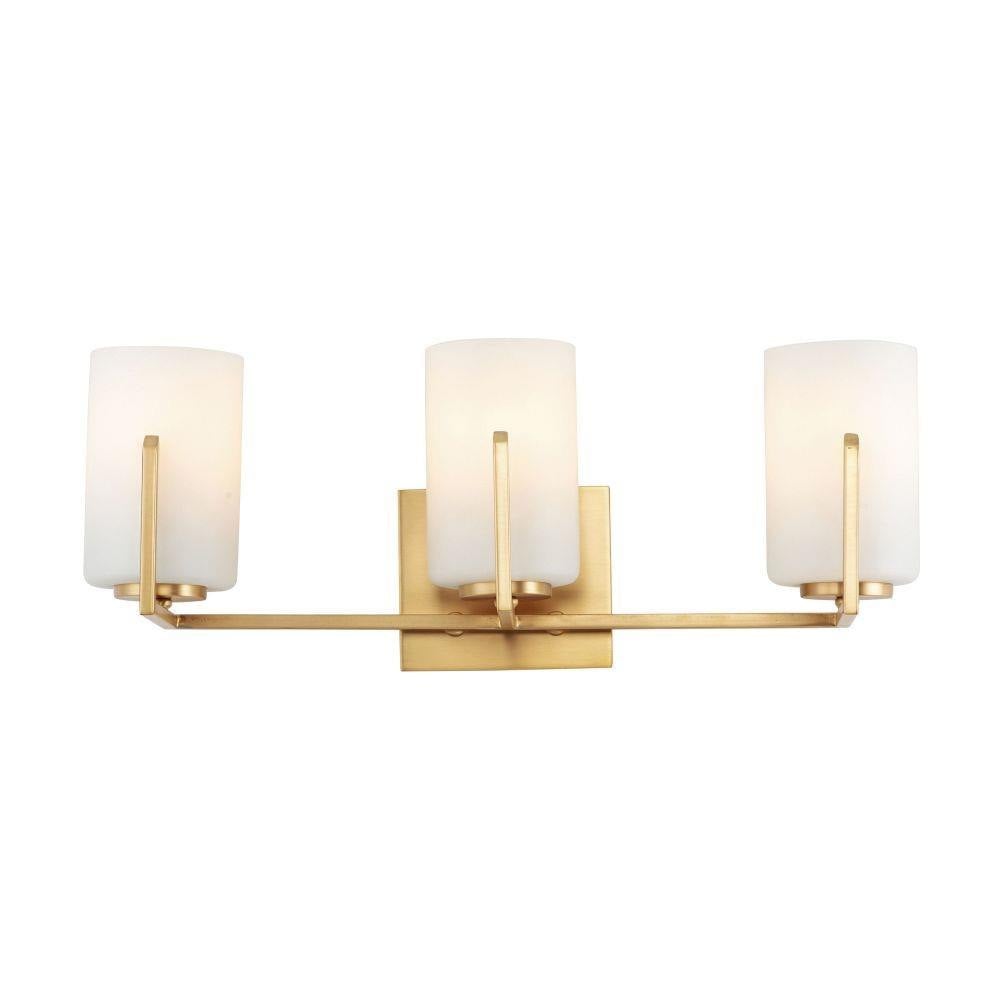 Maxim Lighting 21283SWSN Dart 3 Light 21.25 Inch Satin Nickel Bath Vanity Wall Light - Front View