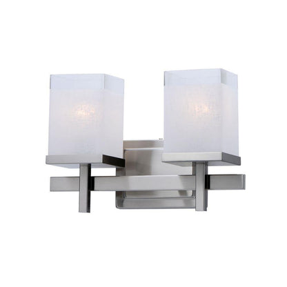 Maxim Lighting 2152SWPC Tetra 2 Light 14 inch Polished Chrome Bath Vanity Wall Light