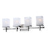 Maxim Lighting 2154LNSN Tetra 4 Light 30 inch Satin Nickel Bath Vanity Wall Light - white background product shot