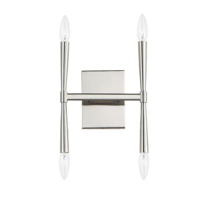 Maxim Lighting 24622SN Rome 4 Light Satin Nickel Wall Sconce - White Background