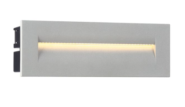 Eurofase Lighting 31576-017 Ontario LED 3 inch Outdoor Wall Sconce Light, Grey Finish