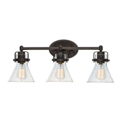 Maxim Lighting 26113CDPC Seafarer 3 Light 24.25 Inch Polished Chrome Bath Vanity Wall Light - Front View