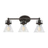 Maxim Lighting 26113CDOI/BUL Seafarer 3 Light 24 inch Oil Rubbed Bronze Bath Vanity Wall Light