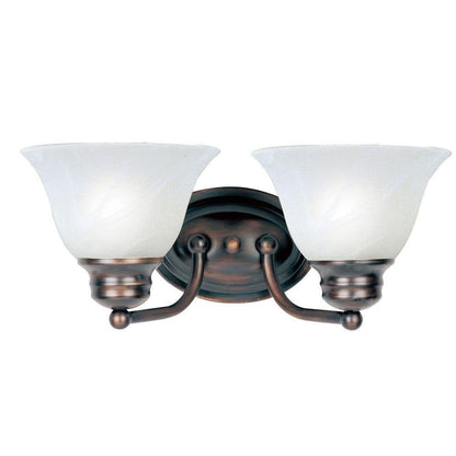 Maxim Lighting 2687MRSN Malaga 2 Light 13.25 inch Satin Nickel Bath Vanity Wall Light