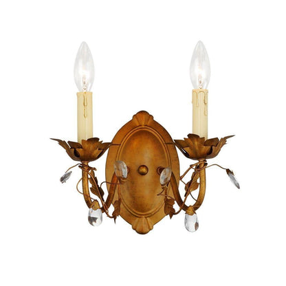 Maxim Lighting 2857OI Elegante 2 Light Oil Rubbed Bronze Wall Sconce - Front View