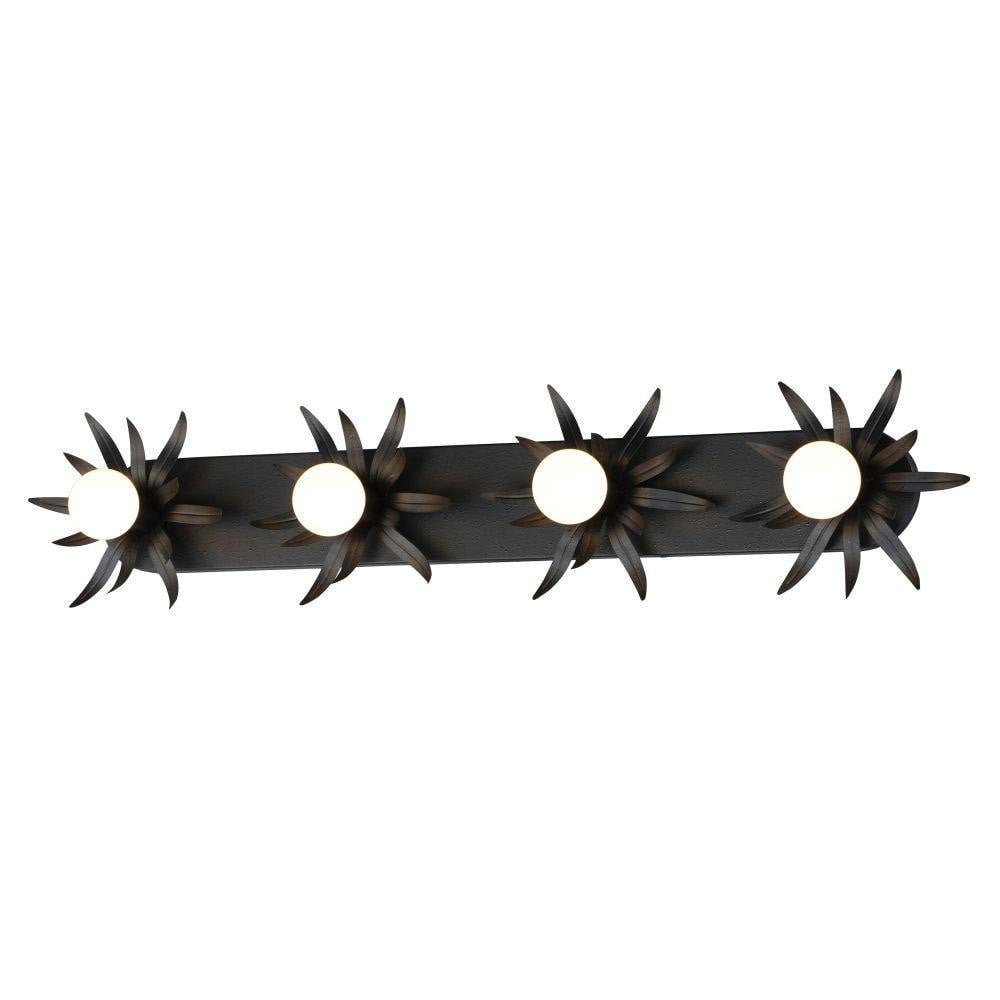 Maxim Lighting 2887GL Paloma 4 Light 43 Inch Gold Leaf Bath Vanity Wall Sconce - Front View