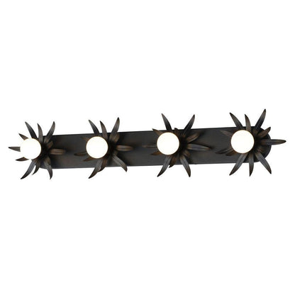 Maxim Lighting 2887GL Paloma 4 Light 43 Inch Gold Leaf Bath Vanity Wall Sconce - Front View