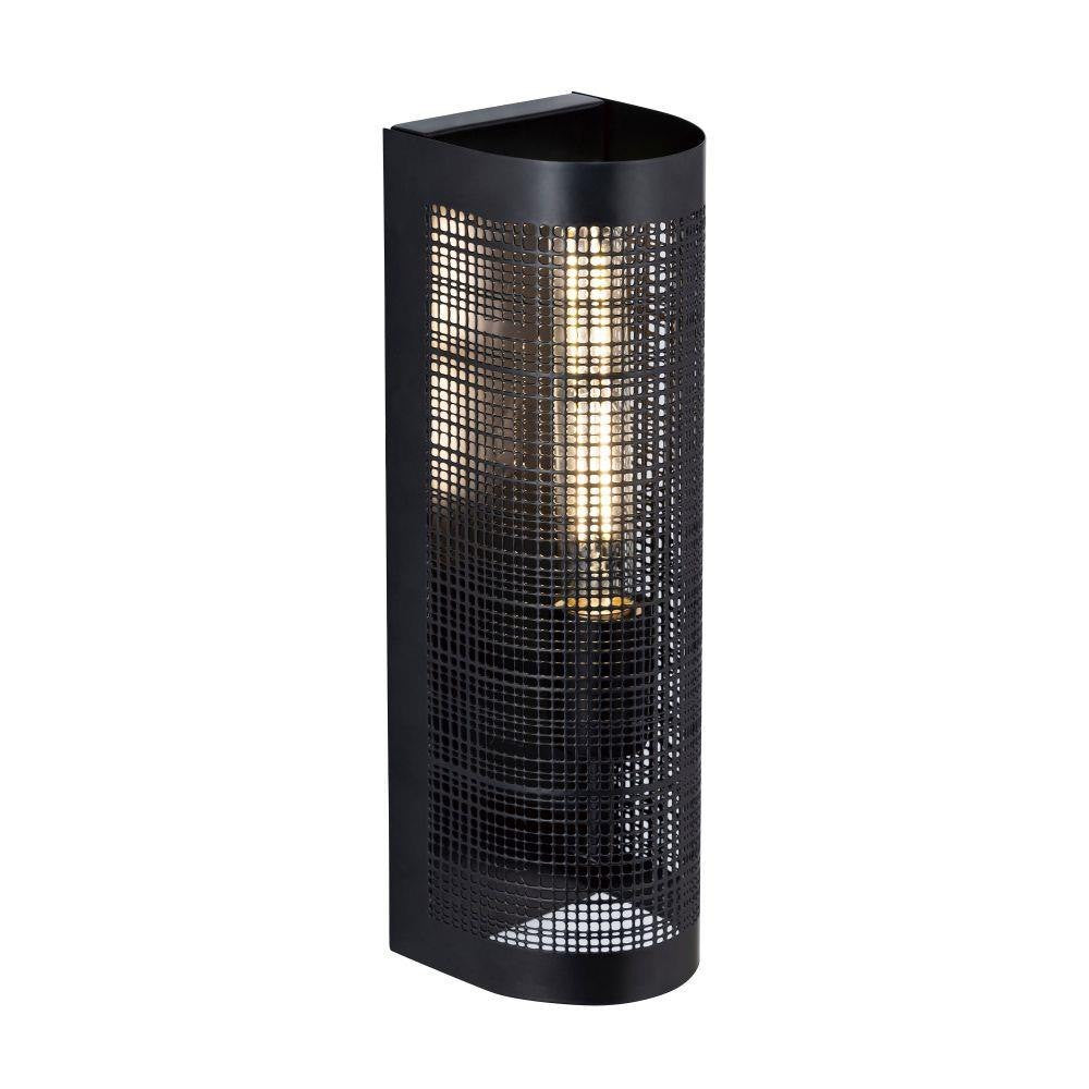 Maxim Lighting 31220BK Hatcher 1 Light Black Outdoor Wall Sconce - Angled View