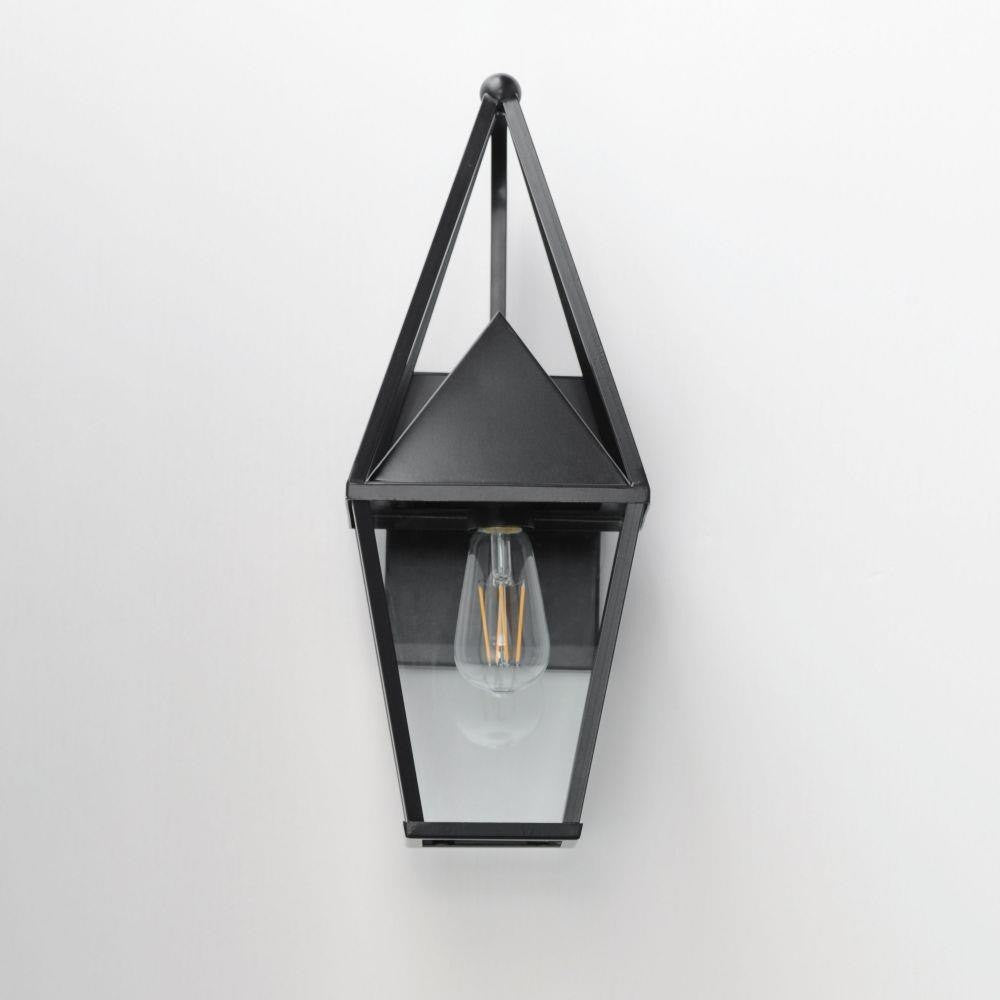 Maxim Lighting 3162CLBK Bavaria 1 Light 18 inch Matte Black Outdoor Wall Sconce - Front View